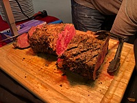 End of year Christmas Celebration with catered Prime Rib