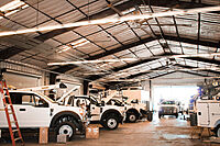 Assembling aerial bucket lift trucks (UCE)