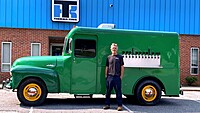 Every now and then we get a custom request. One of our east coast technicians installed a Thermo King refrigeration unit on this old converted beer truck!