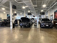 Service drive full.  We are the only dealer in Houston that offers "Free" oil top offs.  We also do air and water and customers never have to leave their car.