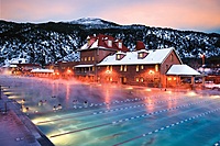 Glenwood Hot Springs Pool.  Largest natural hot springs in the world.
