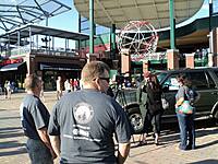 Military Appreciation Night at Aces Ballpark Stadium. Donating a vehicle to a local veteran and his family.