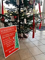 For Christmas 1 of the things we have done is set up a wishing tree for DHS!