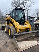262 Cat skid steer. One of our tire machines, used for snow removal and in the field.