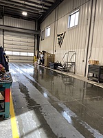 Where we bring in customers' equipment to take a first look and pull through. Olathe's Service Manager, Chris, takes pride in a clean organized shop. 
