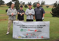 We hosted a golf tournament for our local community college that raised 45k for there automotive program!!! Here's a few of our employees who participated. 