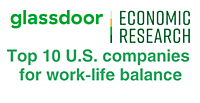 Top 10 U.S. companies for work-life balance!