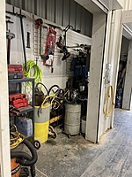 Just like our parts and pieces our universally used tools are kept organized and readily available within our shop. 