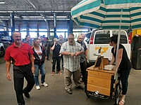 Fannie's Ice Pops in our Ford Shop! One of our all employee ice cream days for a hot summer day.  