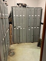 Each Technician has a locker to store uniforms