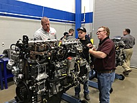 Our techs training at PACCAR Engine plant in Columbus.