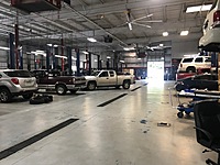 Our busy main Chevy service lane.