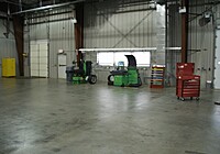 Tire machines and student assigned tool box