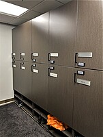 Each technician will have his/her own locker