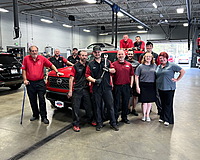 Nissan Service Family in our Nissan Shop (facing Northeast)!
