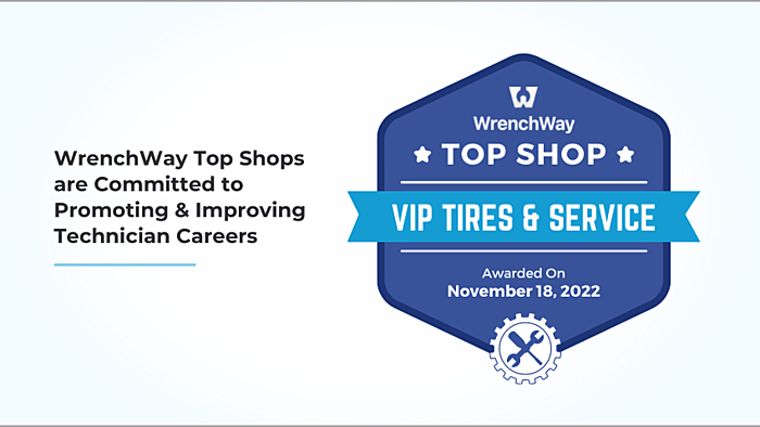 VIP Tires Top Shops post