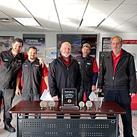 Some of our Nissan service awards
