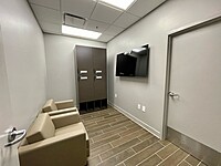 Women's Tech locker room and bathroom