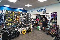 Main Store Retail parts and Racing Parts Counter