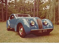 This Talbot Lago, which we restored in the shop, was a Pebble Beach Winner.