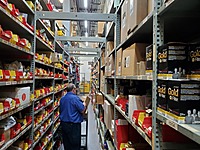 Over $2,000,000 worth of parts inventory on site.  We have daily deliveries from multiple vendors to keep us going.  There are supply chain challenges but we do our best to limit those occurrences.  Our storekeepers and parts buyers are DHL employees and best in the business.