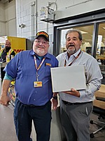 Celebrating Ray's 5 year anniversary with DHL!
