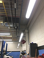 Brand new LED Lighting installed throughout shop and at each work station