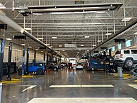 Long view of Service bay