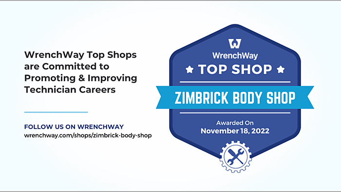 Zimbrick Body Shop post