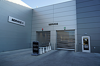 Outside entrance to Service Department at ONYX Automotive.