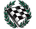 Checkered Flag Chrysler Dodge Jeep Ram logo