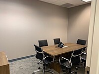Small conference room - space to take personal calls