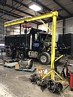 Our Shop 2 1.0 ton electric crane makes lifting and moving heavy parts and components easy and safe. It also works very well setting components into our large parts washer