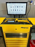 Our brand new Snap on ZEUS diagnostic center. Includes 4 channel Lab Scope, and Wireless diagnostics!