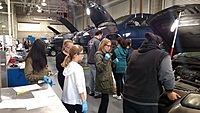 Expanding Your Horizons is an event for 12 - 14 year old young girls to attend an Automotive workshop.  Staff and students assist with this workshop.