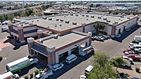 Sanderson Ford's 85,000 Square Foot State of the Art Commercial Service Center with 80 truck size bays.
