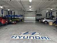 Hyundai shop facility. 