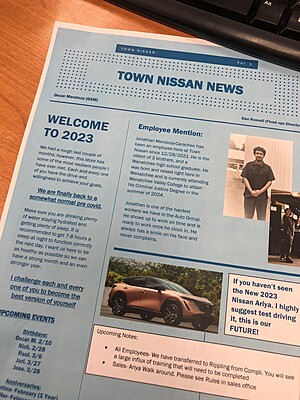 Town Nissan post