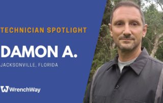 Technician spotlight where Damon A. from Jackson, Florida shares his technician story