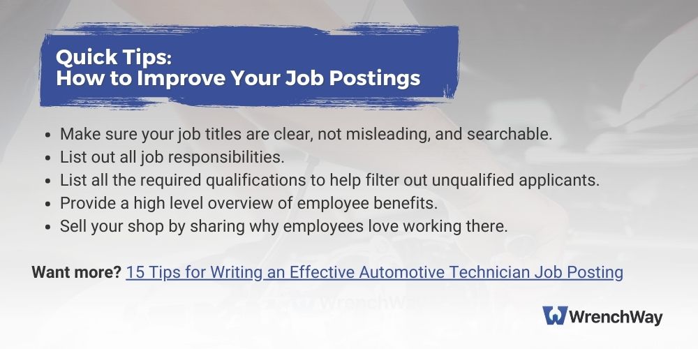 Quick Tips: How to Improve Your Job Postings