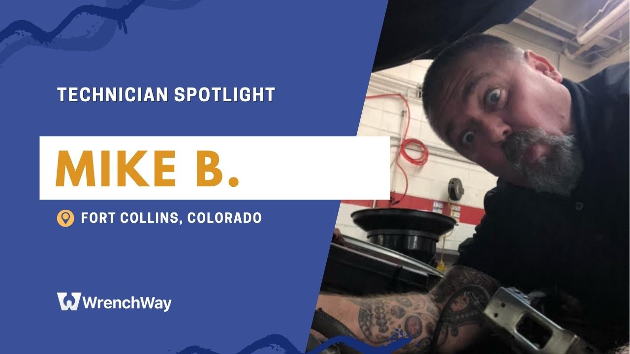 Technician spotlight where Mike B from Fort Collins, Colorado tells his technician story