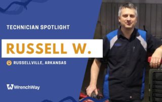 Technician spotlight where Russell W. from Russellville, Arkansas tells his technician story