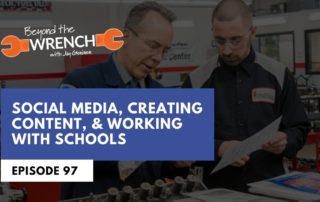 Beyond the Wrench: Social Media, Creating Content and Working with Schools. Episode 97