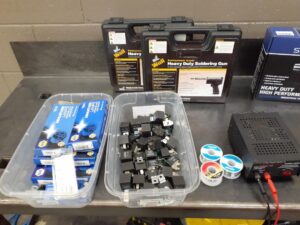 High school electrical training supplies