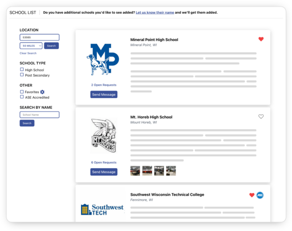 School Assist Listing